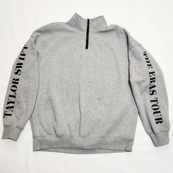 Taylor Swift Eras Tour 1/4 zip size Large - Picture 7 of 9